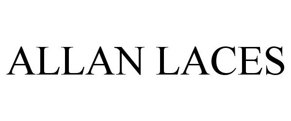 Trademark Logo ALLAN LACES
