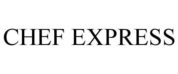 Trademark Logo CHEF EXPRESS