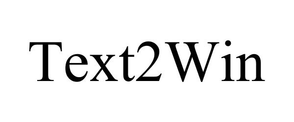 Trademark Logo TEXT2WIN