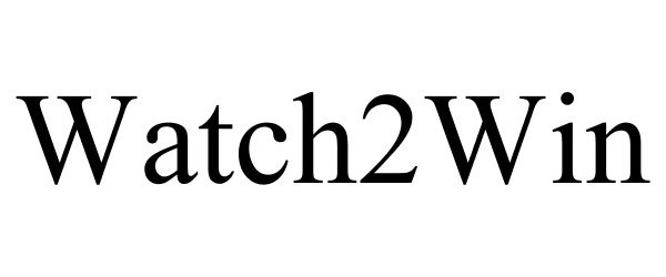 Trademark Logo WATCH2WIN