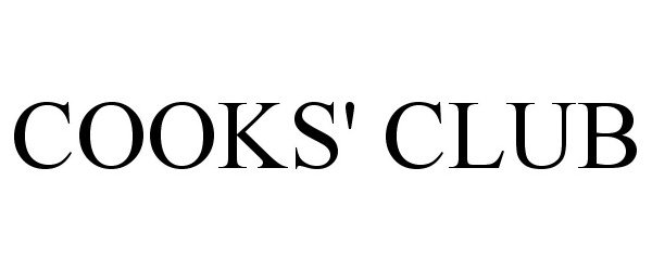  COOKS' CLUB