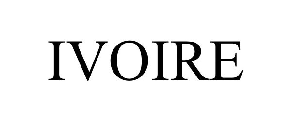 Trademark Logo IVOIRE