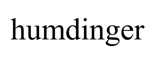 Trademark Logo HUMDINGER