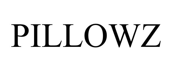 Trademark Logo PILLOWZ