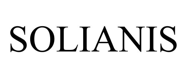 Trademark Logo SOLIANIS