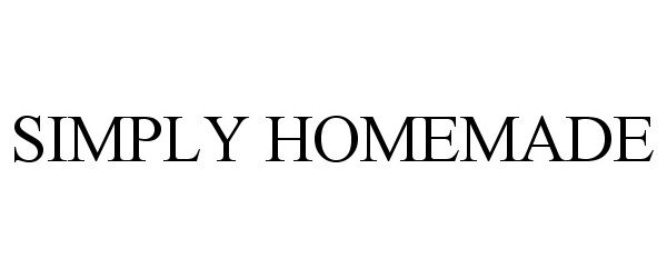 Trademark Logo SIMPLY HOMEMADE