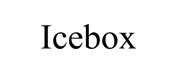Trademark Logo ICEBOX