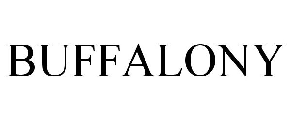 Trademark Logo BUFFALONY