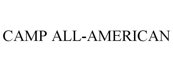 Trademark Logo CAMP ALL-AMERICAN