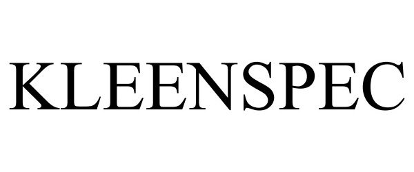 Trademark Logo KLEENSPEC