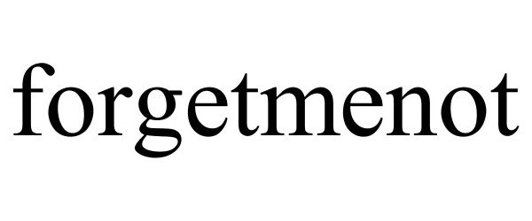 Trademark Logo FORGETMENOT