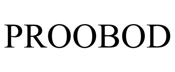 Trademark Logo PROOBOD