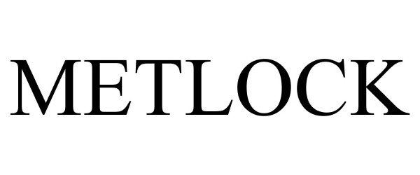 Trademark Logo METLOCK