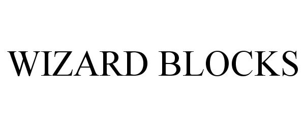 Trademark Logo WIZARD BLOCKS