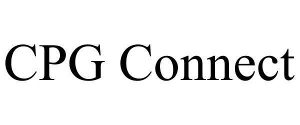 Trademark Logo CPG CONNECT