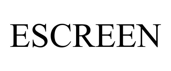 Trademark Logo ESCREEN