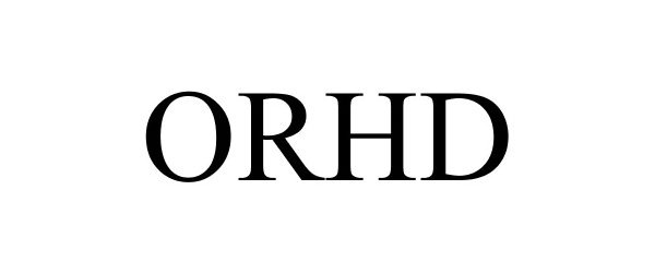 Trademark Logo ORHD