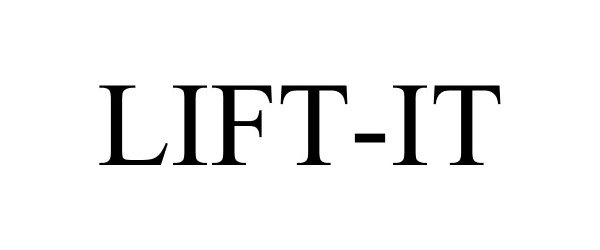 Trademark Logo LIFT-IT