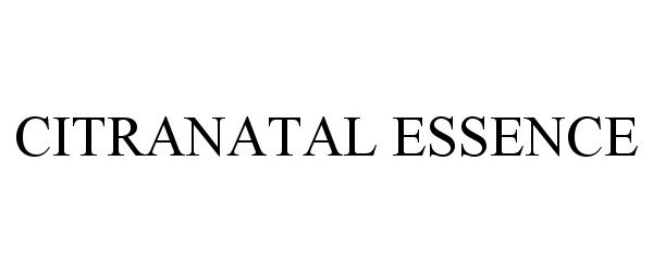 Trademark Logo CITRANATAL ESSENCE