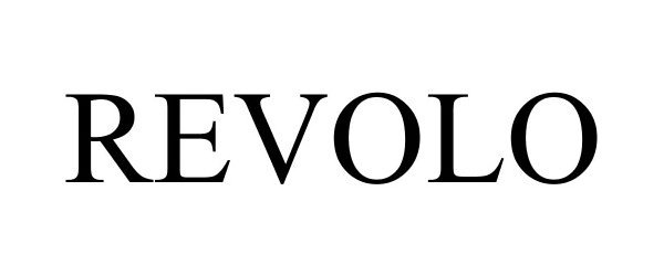 Trademark Logo REVOLO