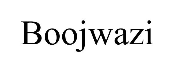 Trademark Logo BOOJWAZI