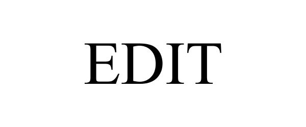 Trademark Logo EDIT