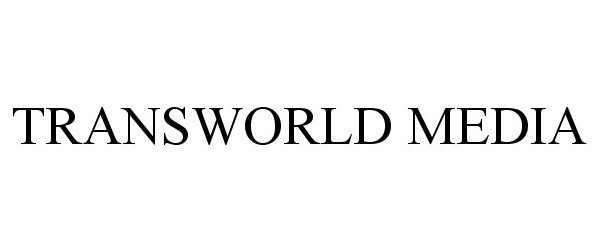 Trademark Logo TRANSWORLD MEDIA