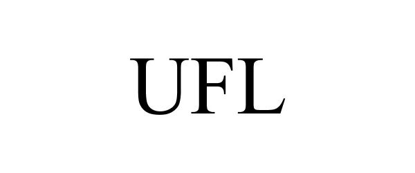 Trademark Logo UFL