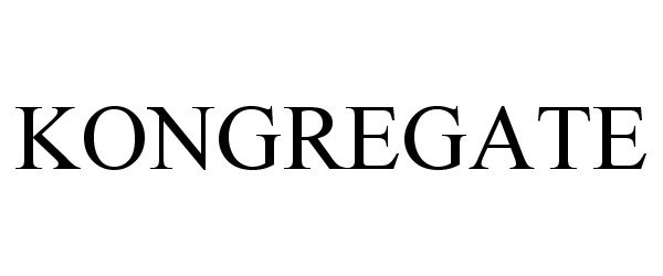 Trademark Logo KONGREGATE