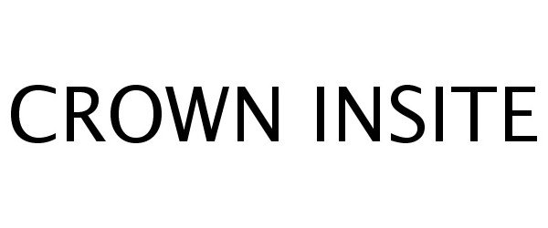  CROWN INSITE