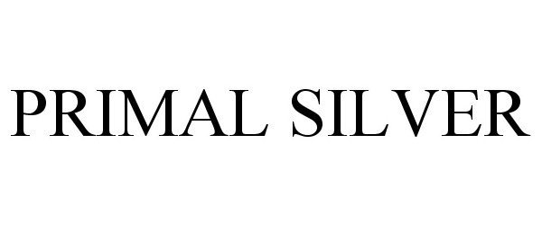 Trademark Logo PRIMAL SILVER