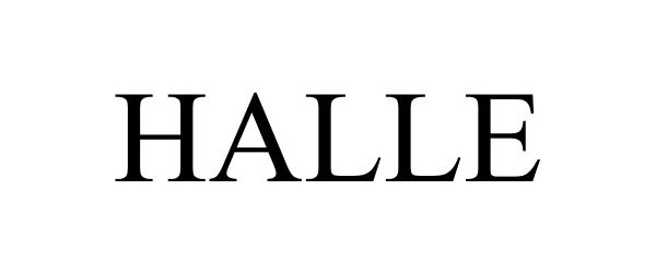 Trademark Logo HALLE