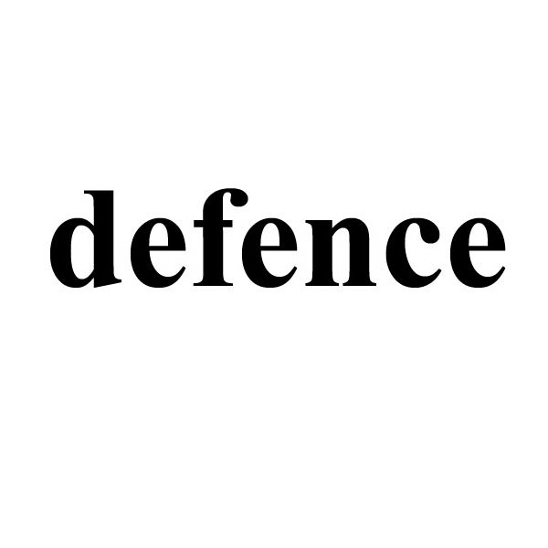 Trademark Logo DEFENCE