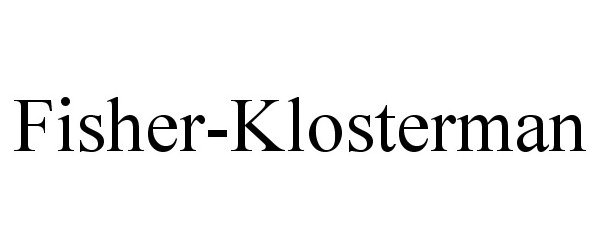 FISHER-KLOSTERMAN