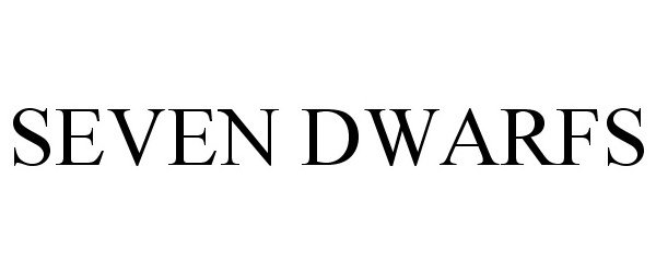 Trademark Logo SEVEN DWARFS