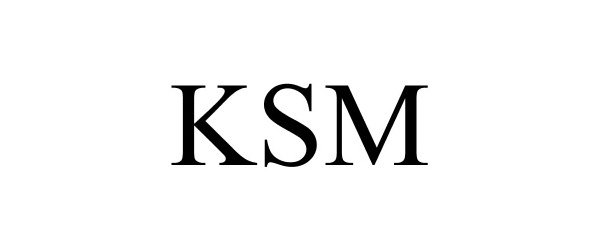 Trademark Logo KSM