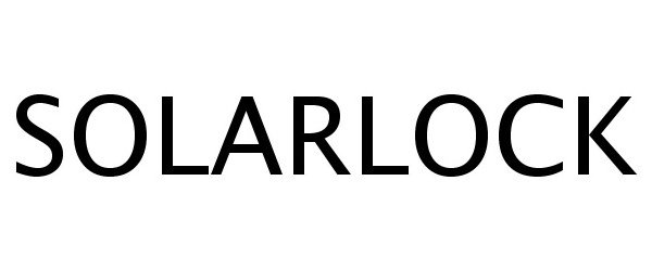 Trademark Logo SOLARLOCK