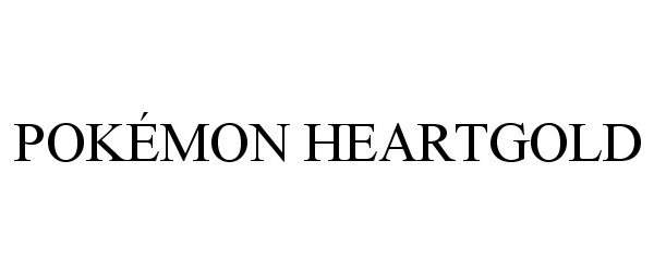 Trademark Logo POKÃMON HEARTGOLD