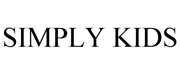 Trademark Logo SIMPLY KIDS