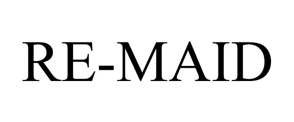 Trademark Logo RE-MAID