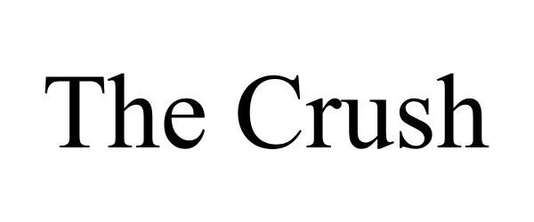 Trademark Logo THE CRUSH