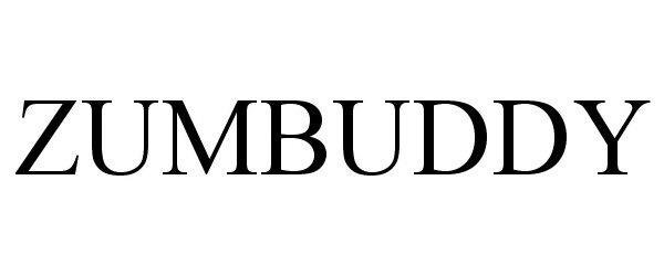 Trademark Logo ZUMBUDDY