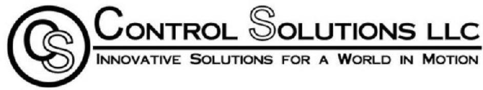 Trademark Logo CS CONTROL SOLUTIONS LLC. INNOVATIVE SOLUTIONS FOR A WORLD IN MOTION