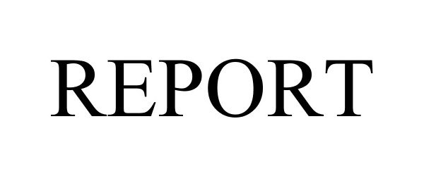 Trademark Logo REPORT
