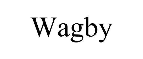 Trademark Logo WAGBY