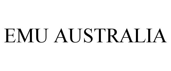 Trademark Logo EMU AUSTRALIA