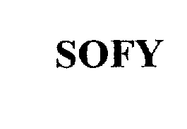 Trademark Logo SOFY