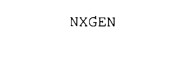 Trademark Logo NXGEN