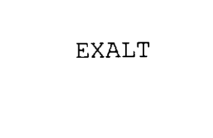 Trademark Logo EXALT