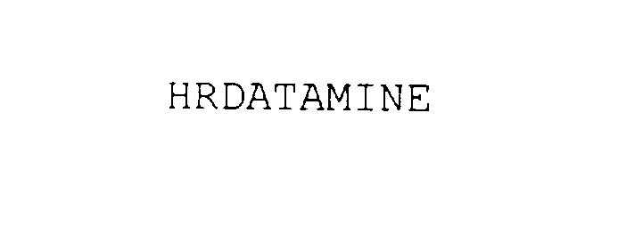 Trademark Logo HRDATAMINE